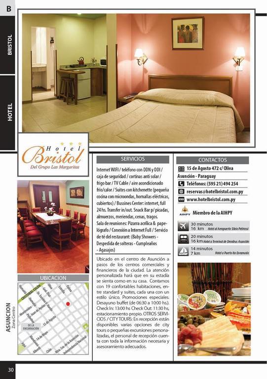 אסונסיון Hotel Bristol מראה חיצוני תמונה
